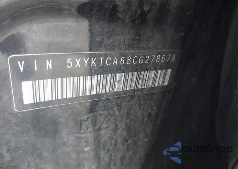 2012 Kia Sorento Lx из США, поврежденный, VIN 5XYKTCA68CG278678